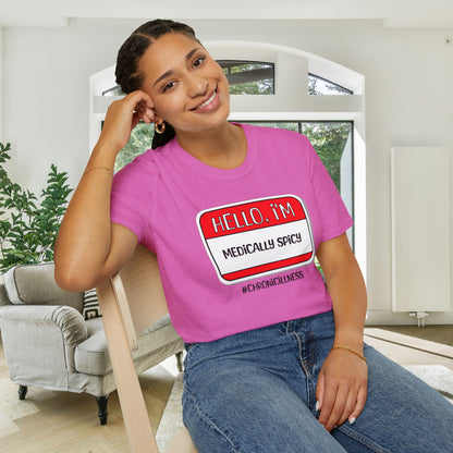 Hello, I'm Medically Spicy Adult T-shirt