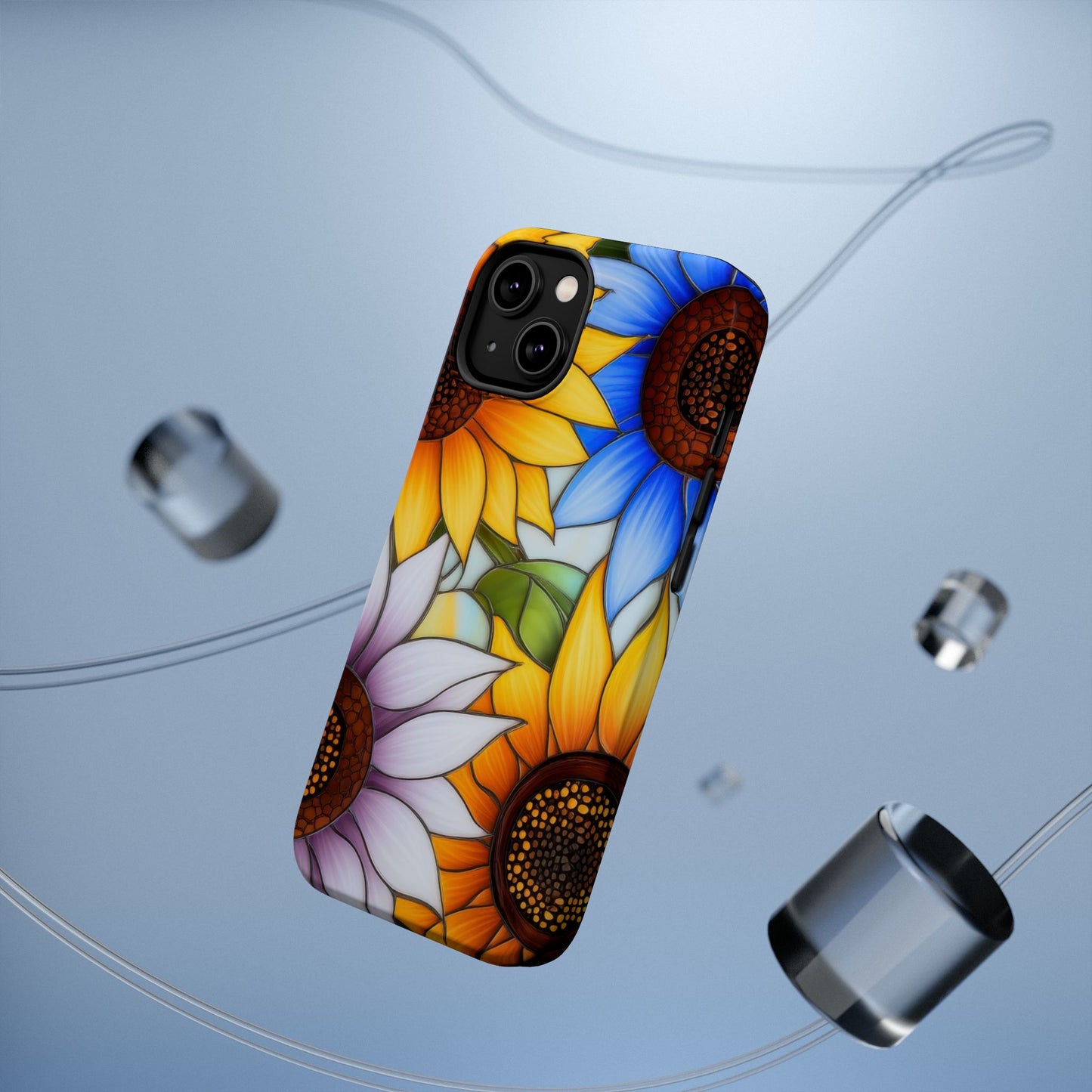 Colorful Sunflowers MagSafe® Compatible Tough Case for iPhone