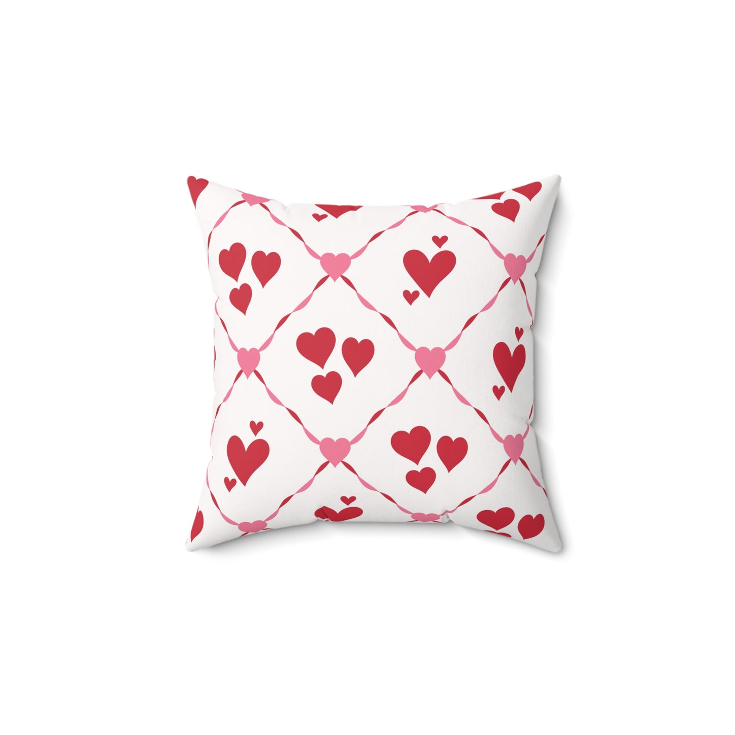 Cupid’s Lattice Throw Pillow