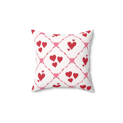 Cupid’s Lattice Throw Pillow