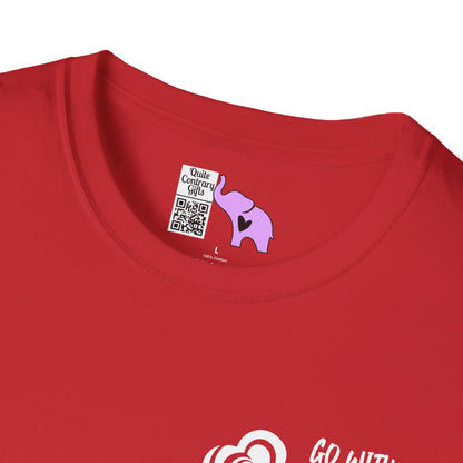 "Go With Purpose In Heart" Hinckley Quote Adult T-shirt