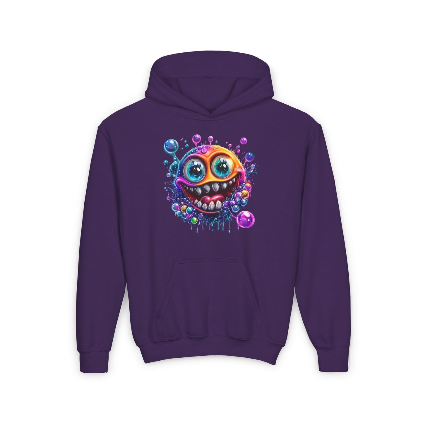 Bubbly Monster Youth Heavy Blend Hoodie
