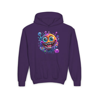 Bubbly Monster Youth Heavy Blend Hoodie