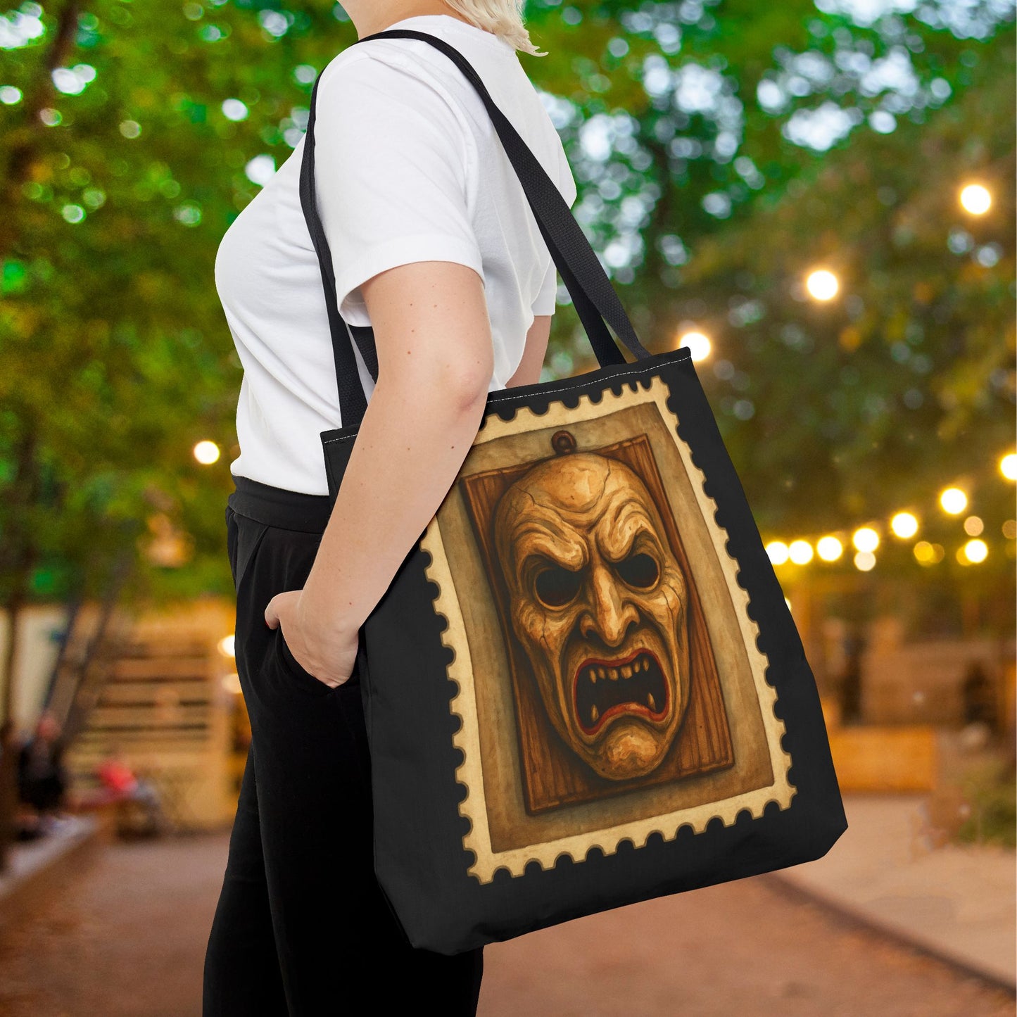 Nightfall Sentinel Canvas Tote Bag