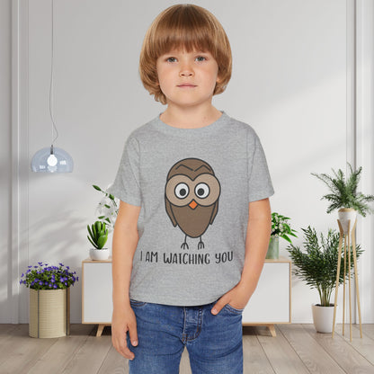 I Am Watching You (Owl) Heavy Cotton™ Toddler T-shirt