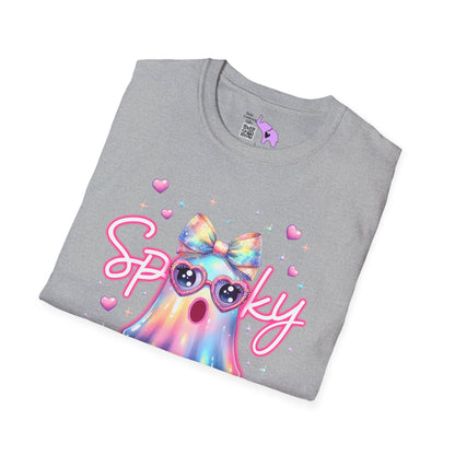 Spooky Pastel Ghost Adult T-shirt