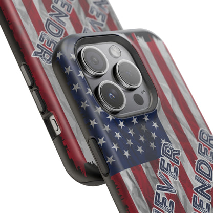 Never Surrender American Flag Impact-Resistant Cases