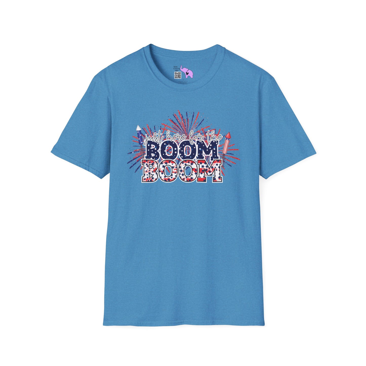 I'm Just Here For The Boom Boom Adult T-shirt