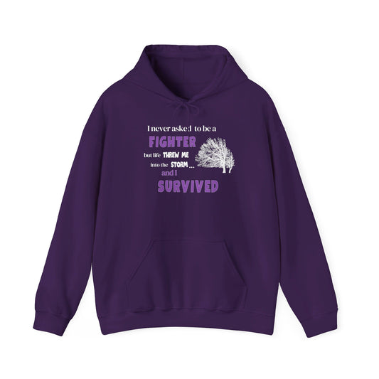 I Never Asked To Be a Fighter... Heavy Blend™ Hooded Sweatshirt