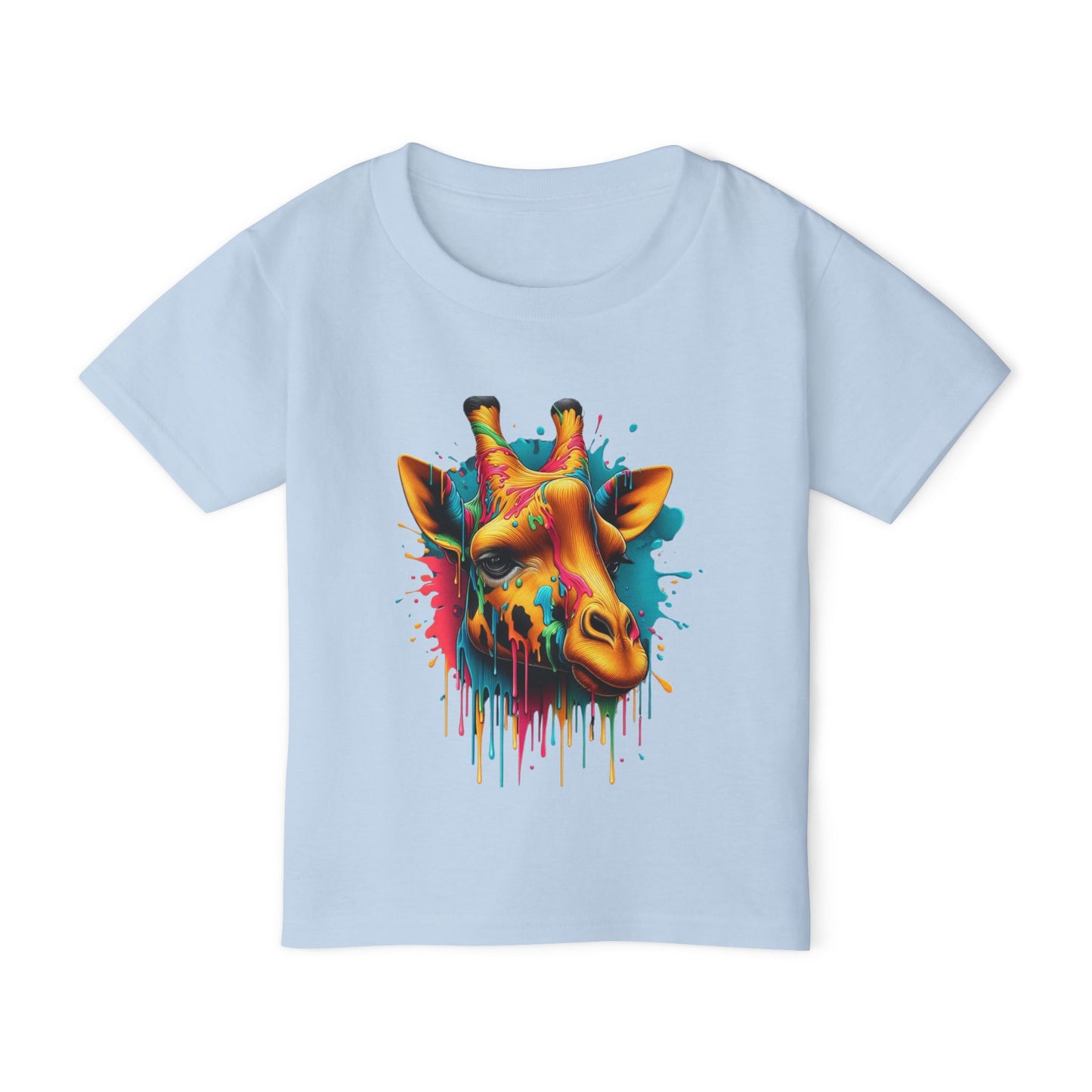 Colorful Giraffe Heavy Cotton™ Toddler T-shirt