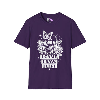 I Came, I Saw, I Left Adult T-shirt