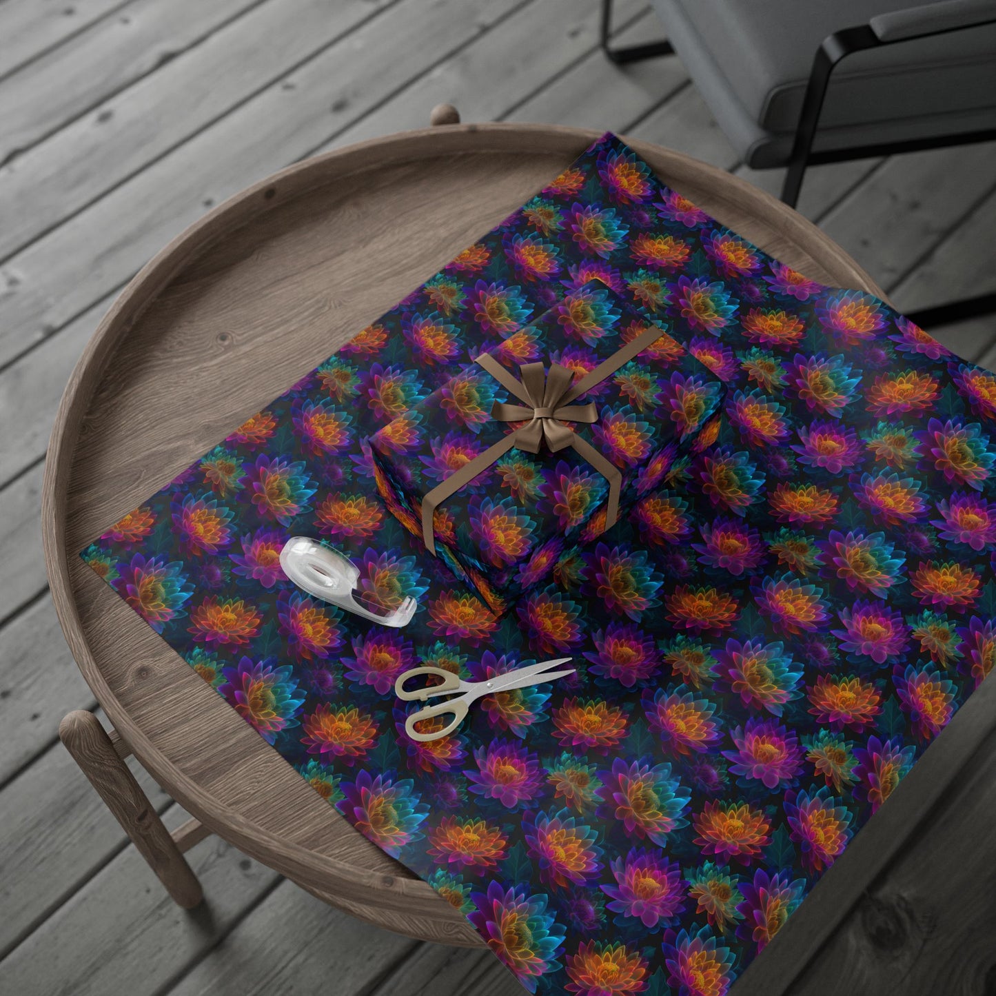 Luminous Lotus Wrapping Paper