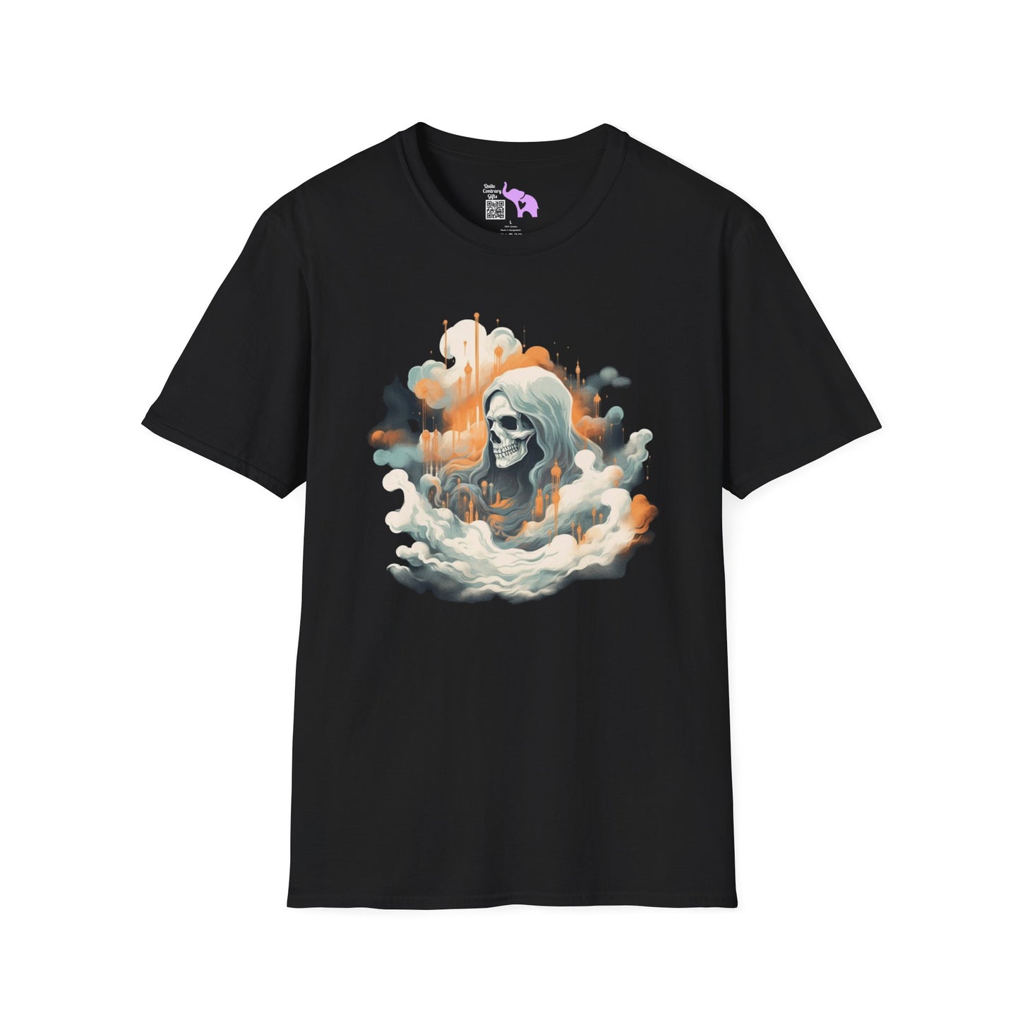 Creepy Ghost 11 Adult T-shirt