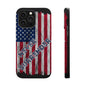 Never Surrender American Flag MagSafe® Compatible Tough Case for iPhone