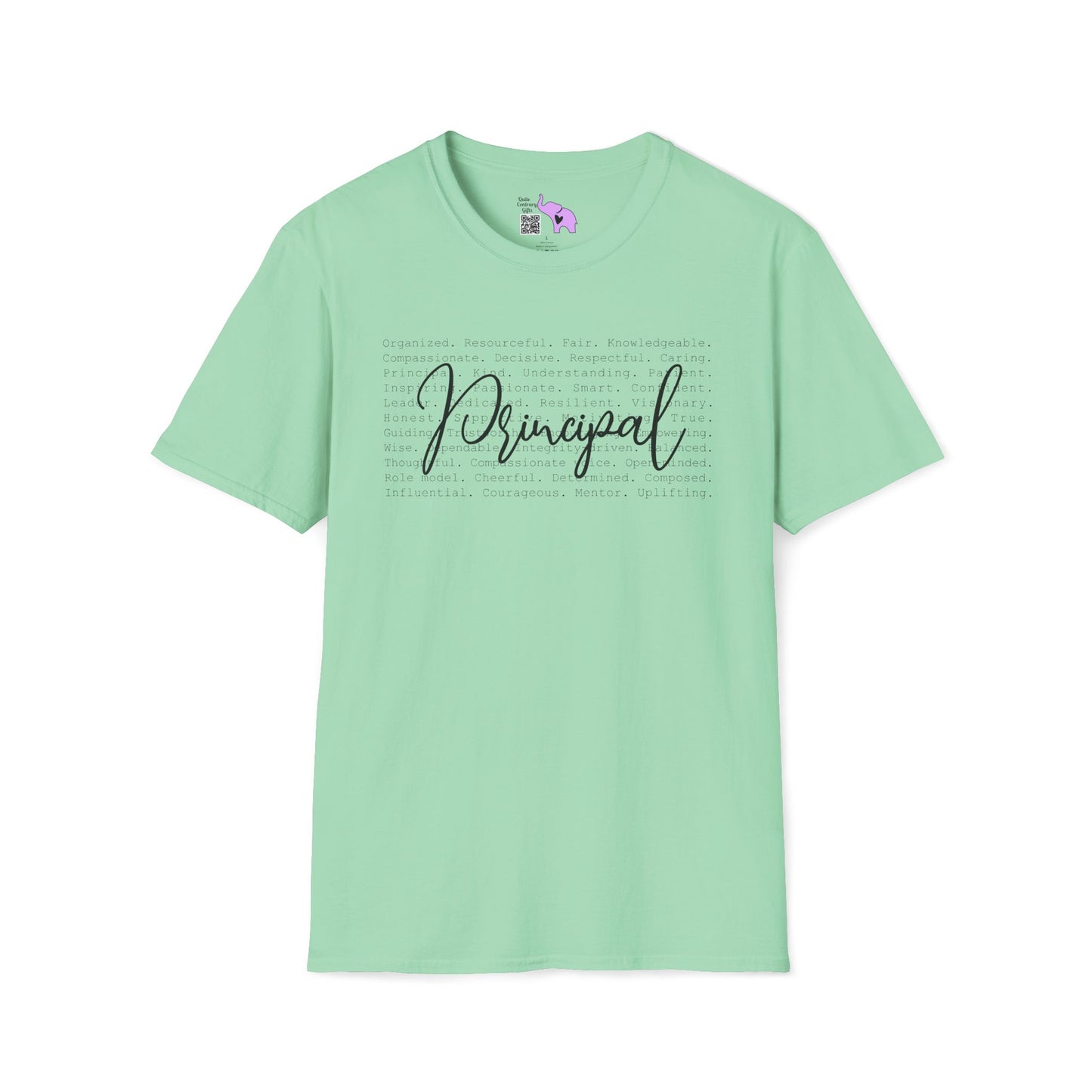 Principal (Descriptive Words) Adult T-shirt