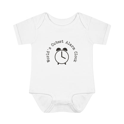 World's Cutest Alarm Clock Infant Onesie