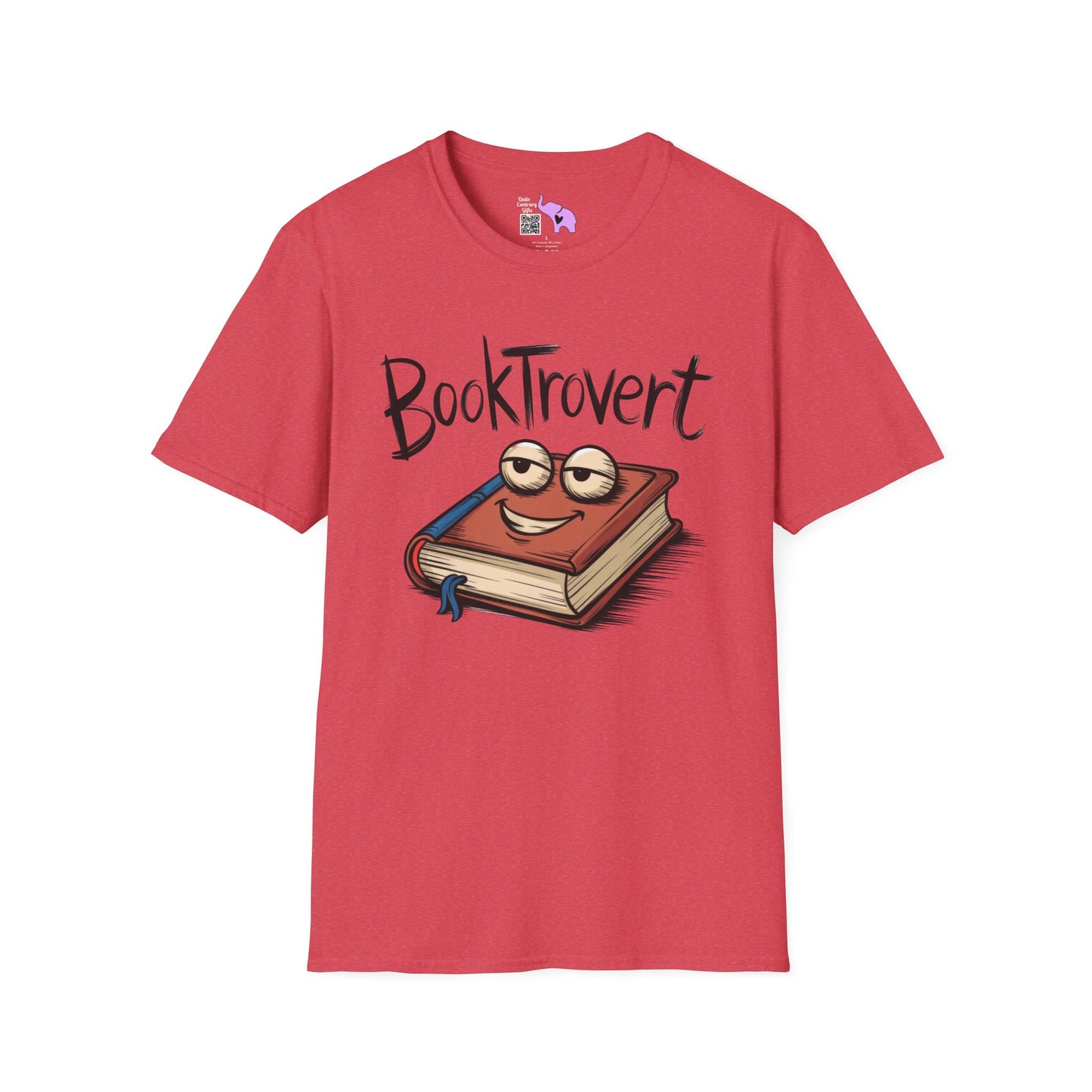 Booktrovert(Cartoonish Book) Adult T-shirt