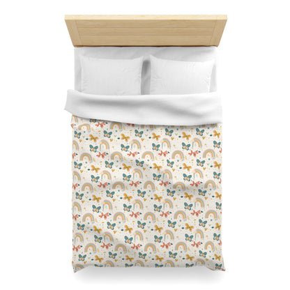 Whispering Wings & Rainbows Duvet Bedding Set