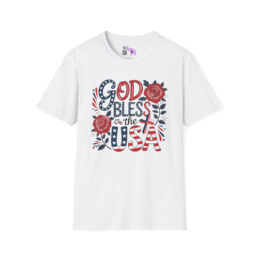 God Bless The USA Adult T-shirt