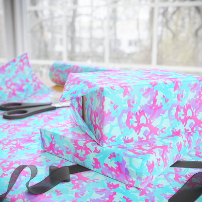Cotton Candy Camo Wrapping Paper