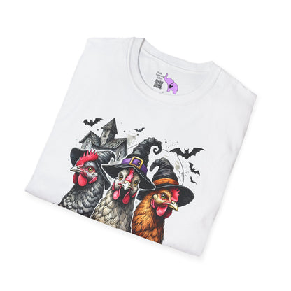Spooky Chickens (2) Adult T-shirt