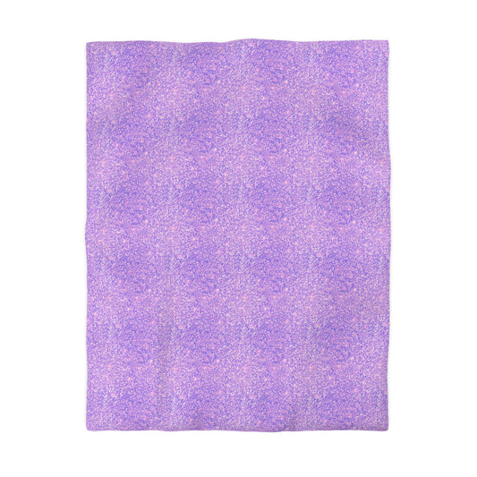 Lavender Crystal Microfiber Duvet Cover