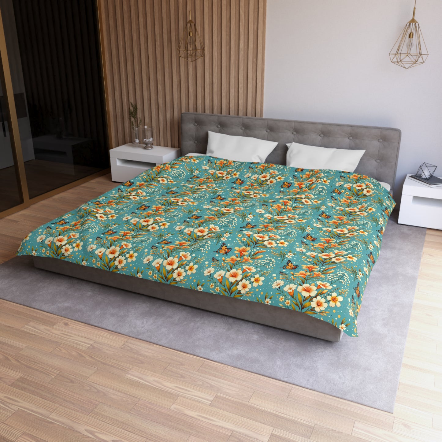Petals & Wings Duvet Bedding Set