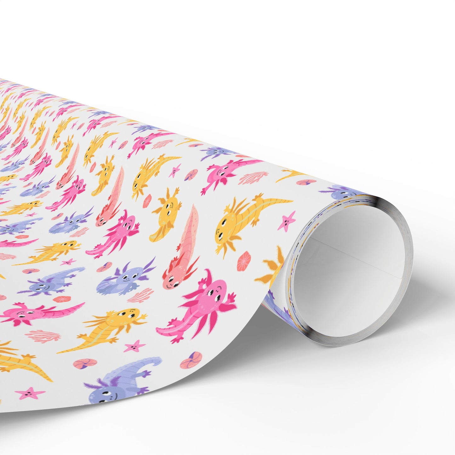Axolotl Whimsy Wrapping Paper