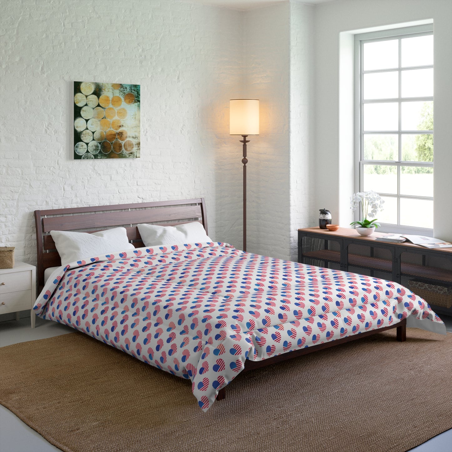 Hearts of Freedom Basic Bedding Set