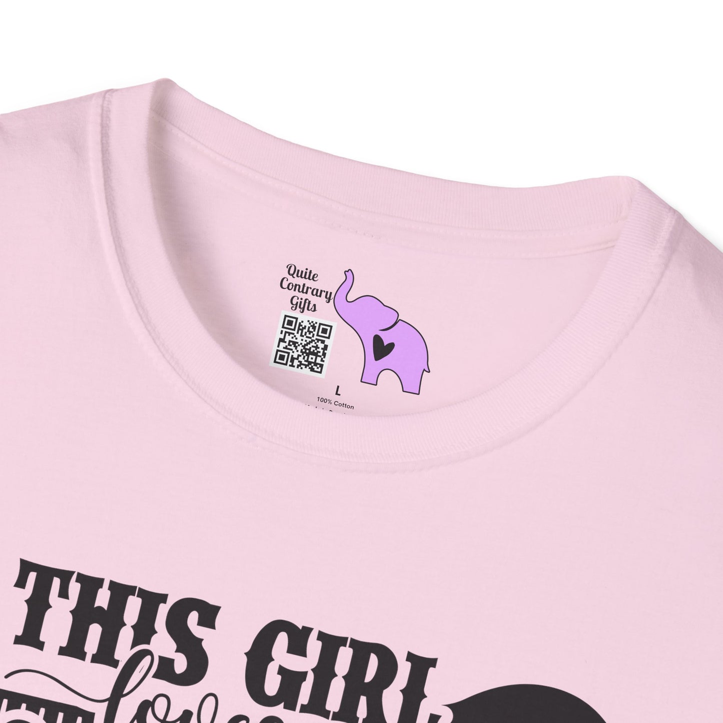 This Girl Loves Country Music Adult T-shirt