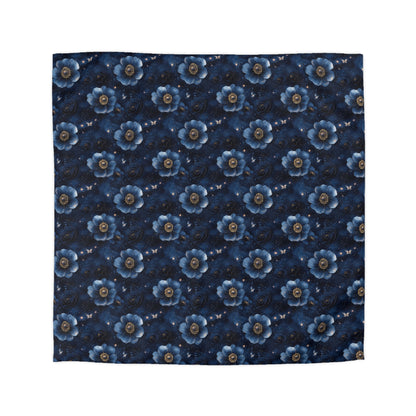 Midnight Sky Blossoms Duvet Bedding Set