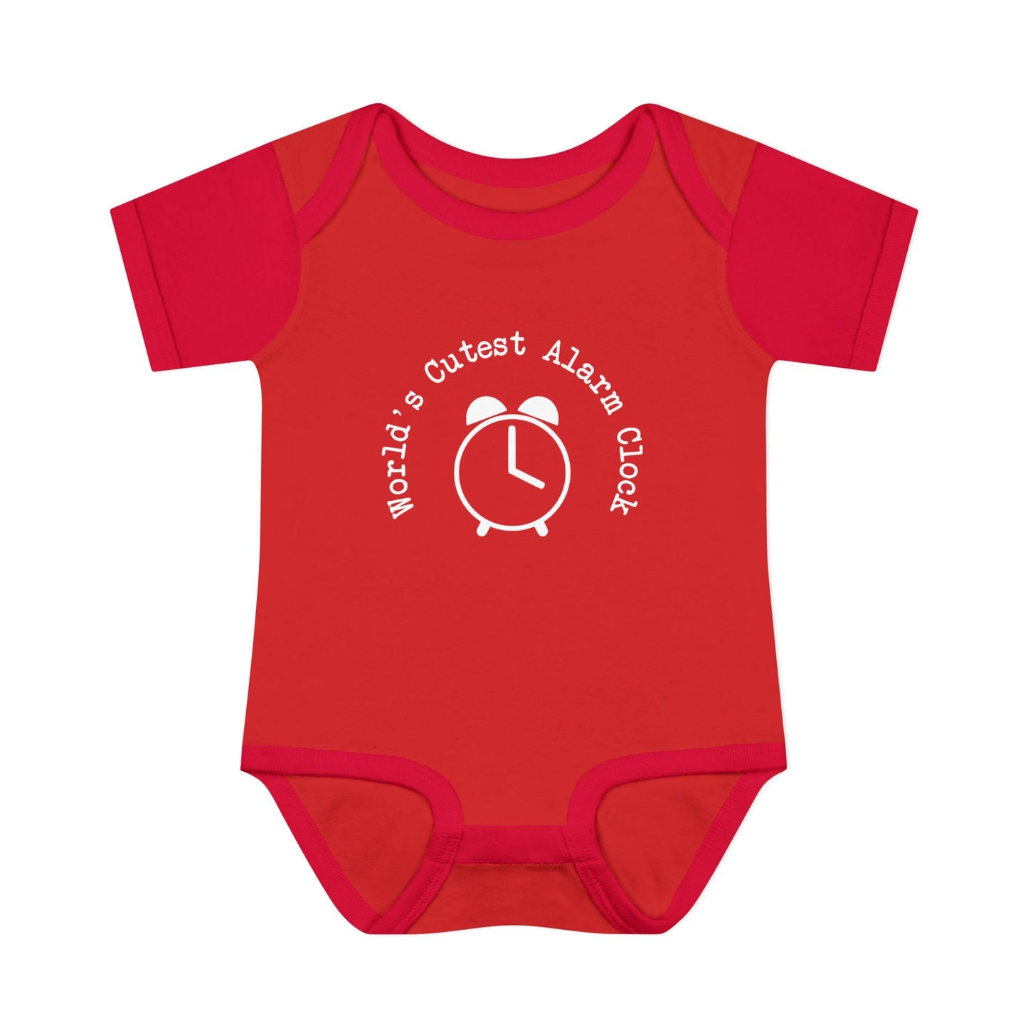 World's Cutest Alarm Clock Infant Onesie