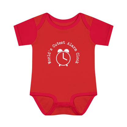 World's Cutest Alarm Clock Infant Onesie