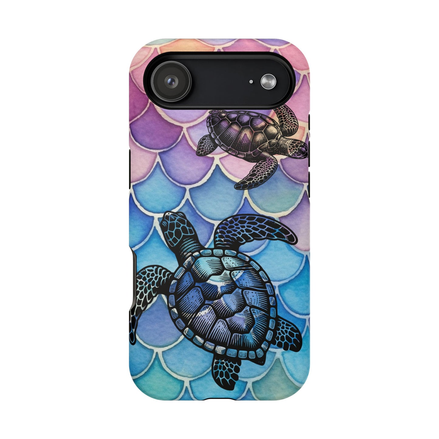 Sea Turtle Silhouette MagSafe® Compatible Tough Case for iPhone