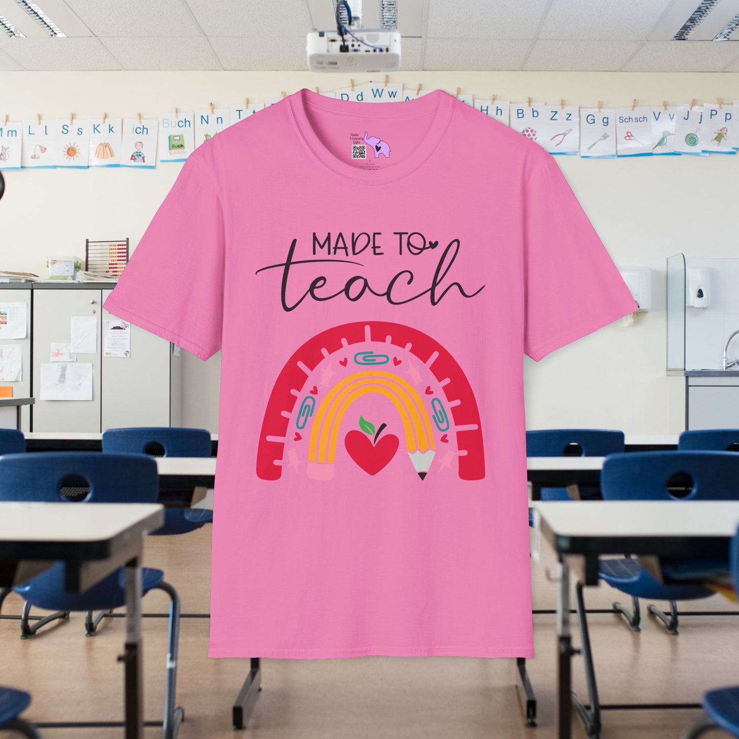 Made to Teach Rainbow T-shirt