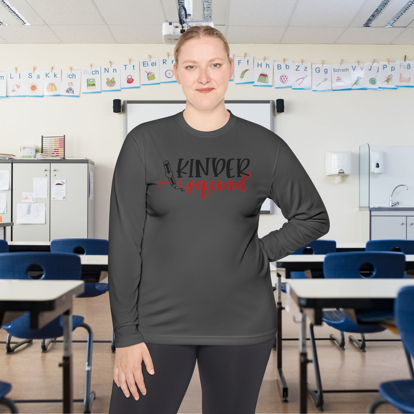 Kinder Squad Adult Long Sleeve Tee