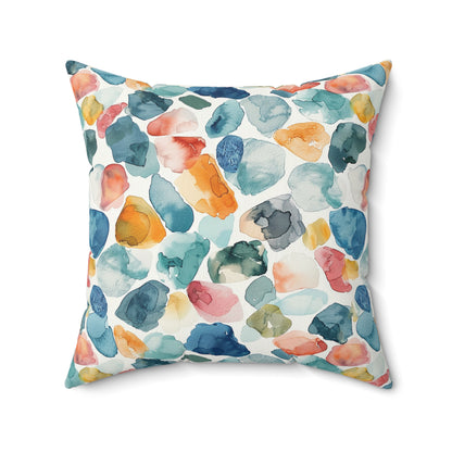Watercolor Pebble Terrazzo Basic Bedding Set