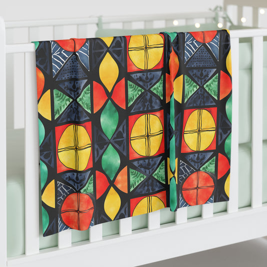 Candlelight Burst Swaddle Blanket