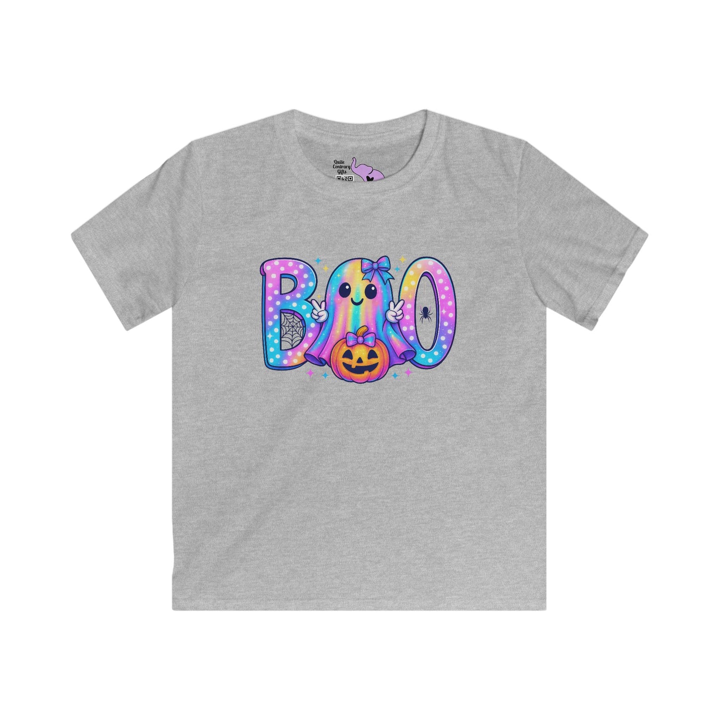 Pastel Boo Kids Softstyle Tee