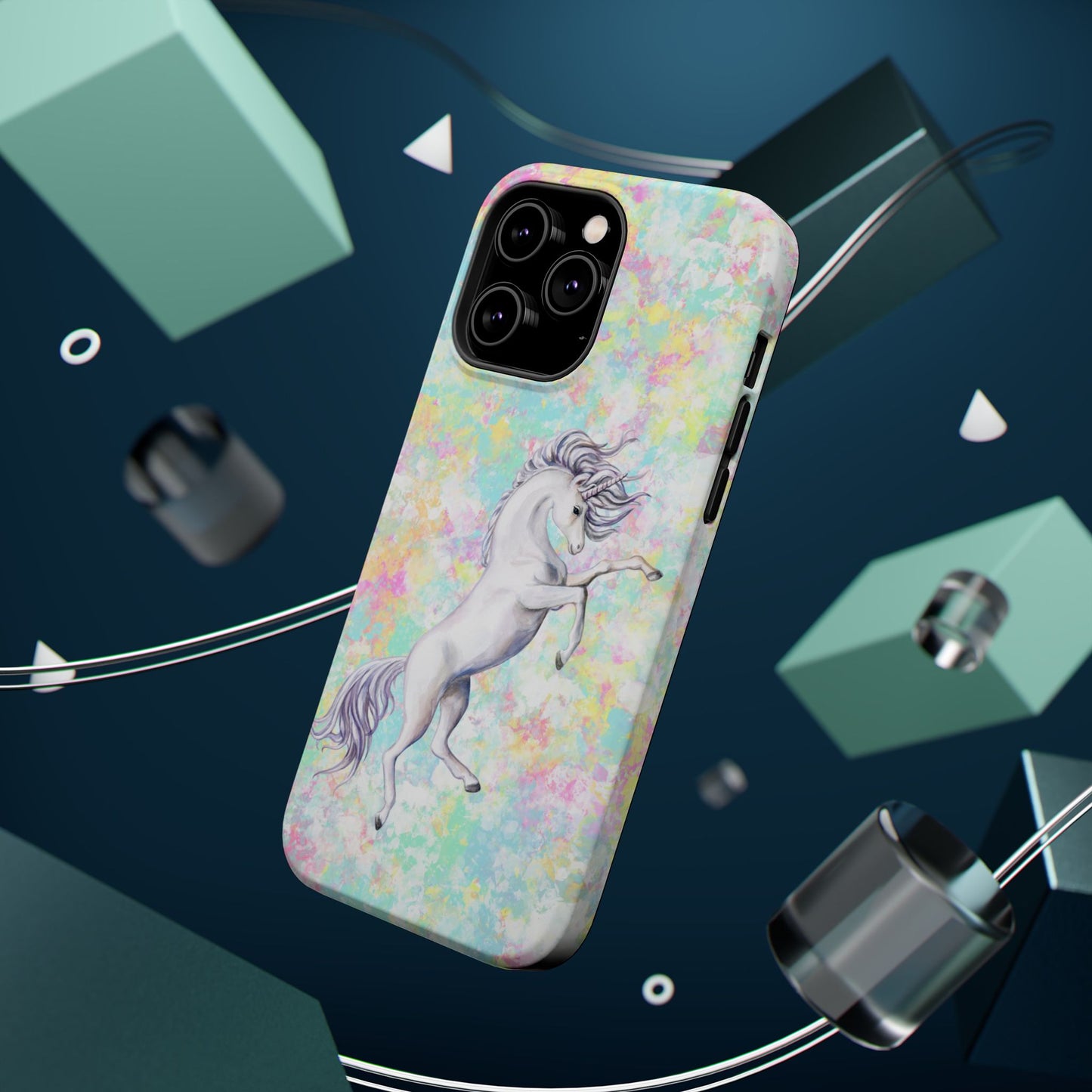 Pastel Pegasus MagSafe® Compatible Tough Case for iPhone