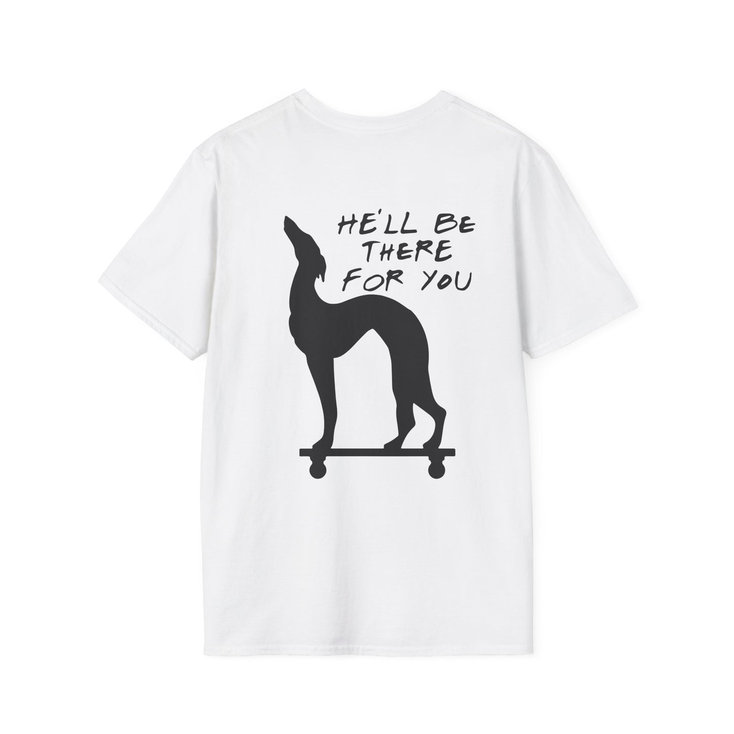 Friends; Dog Statue He'll Be There For You Adult T-shirt