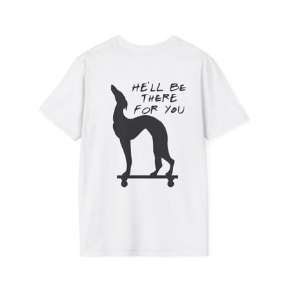 Friends; Dog Statue He'll Be There For You Adult T-shirt