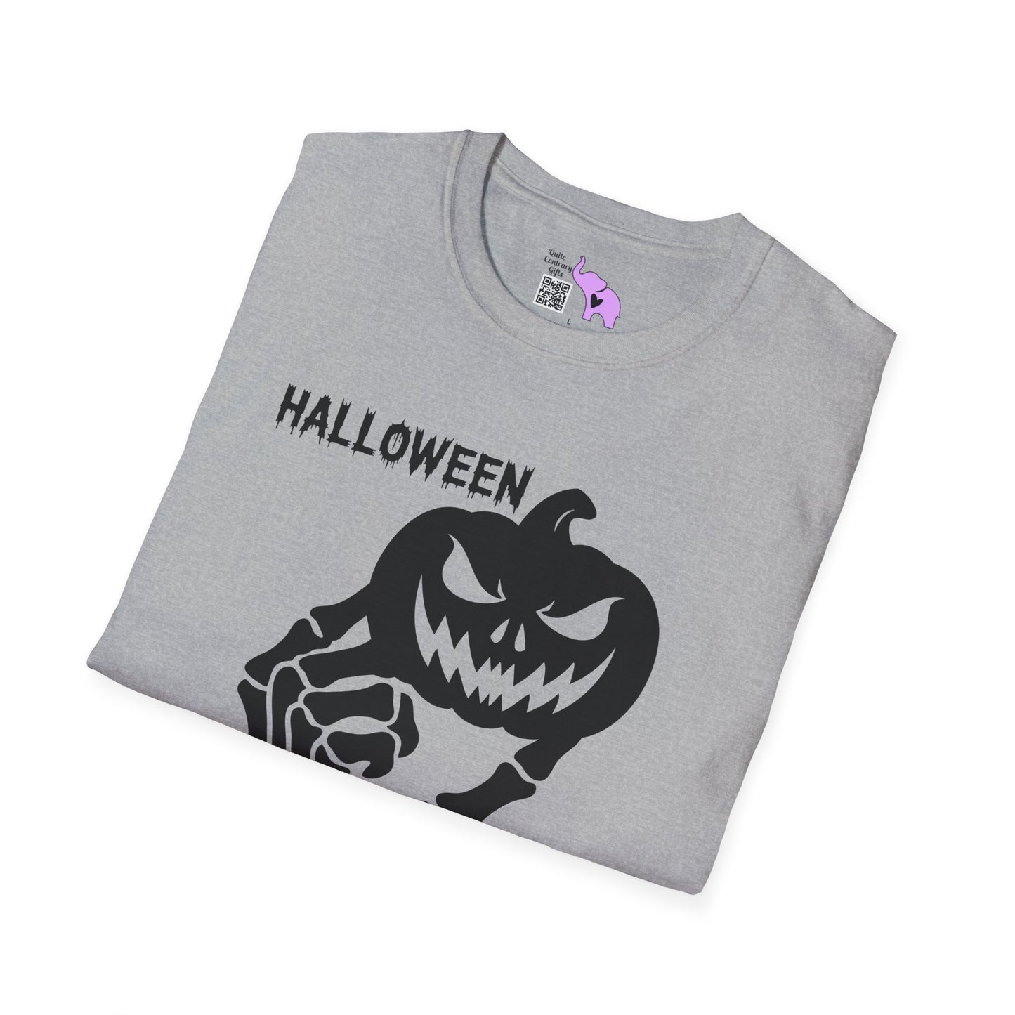 Pumpkin Halloween Vibes Adult T-shirt