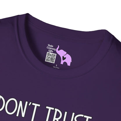 I Don't Trust Words, I Trust Actions w/Sloth Adult T-shirt