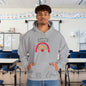 Made to Teach Rainbow Heavy Blend™ Hooded Sweatshirt