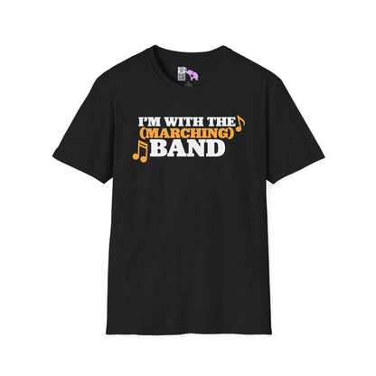 I'm With The (Marching) Band Adult T-shirt