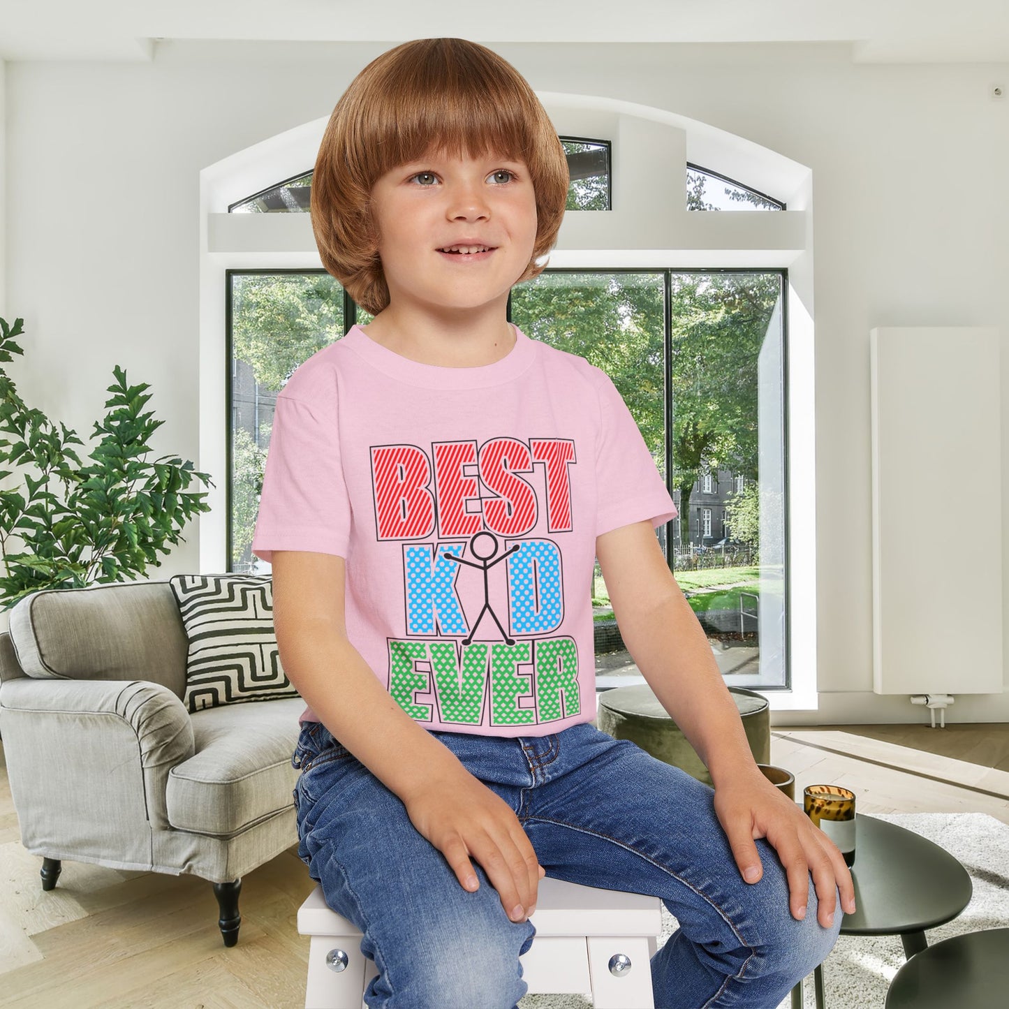 Best Kid Ever (Colorful) Heavy Cotton™ Toddler T-shirt