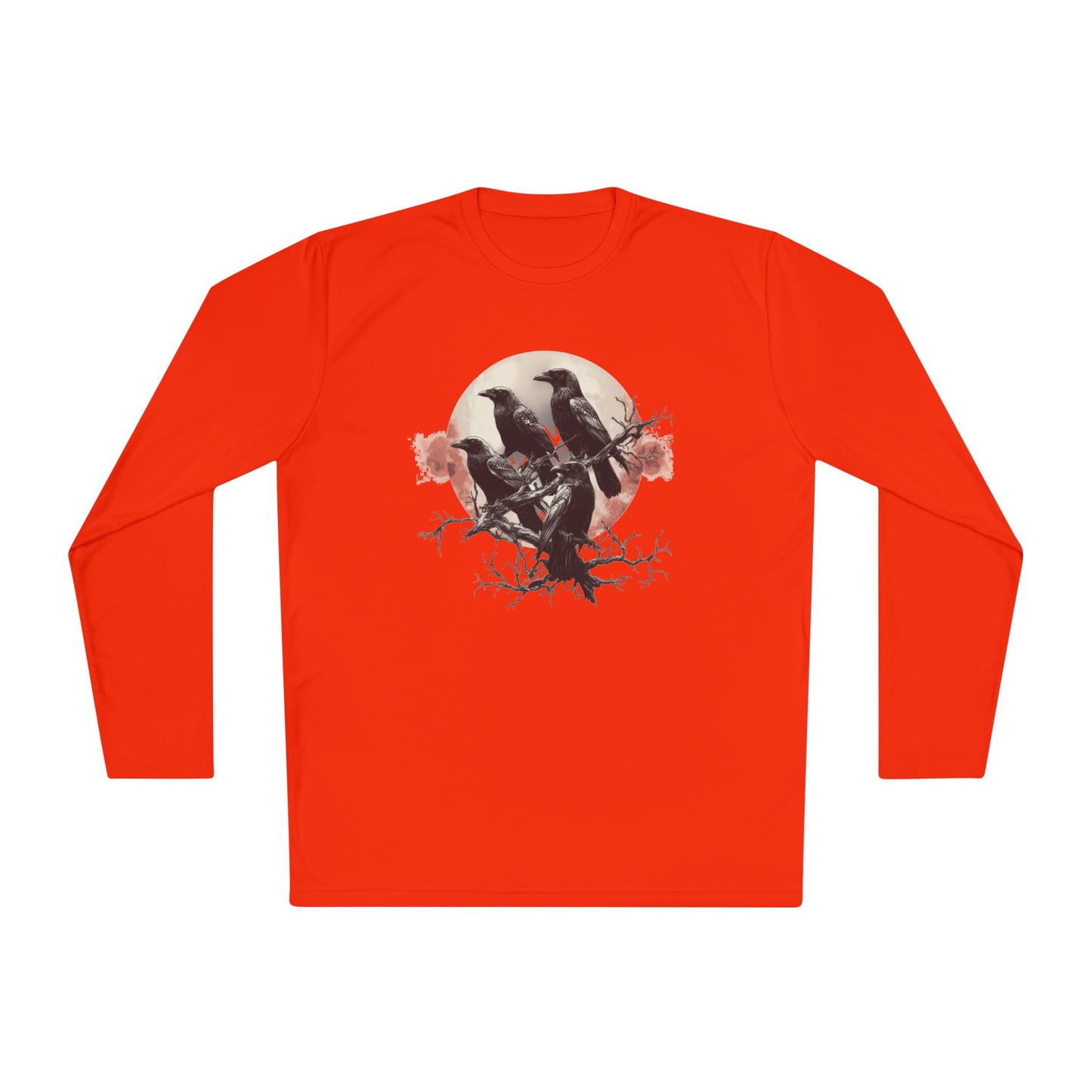 Halloween Crows 2 Adult Long Sleeve Tee