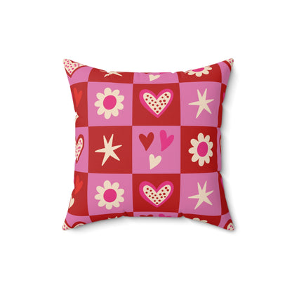 Valentine Toss Throw Pillow