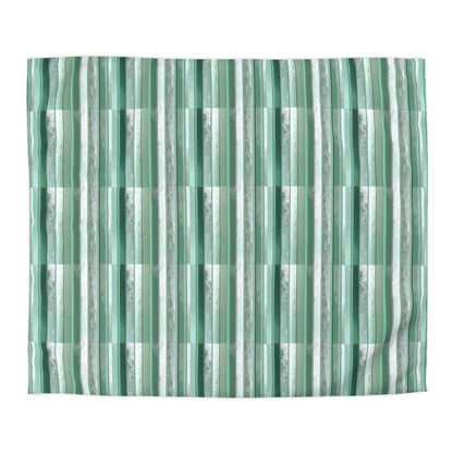 Seafoam Glass Microfiber Duvet Cover